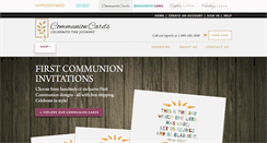 Desktop Screenshot of communioncards.net